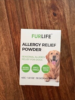 Allergy Relief Powder for Dogs - White and Green